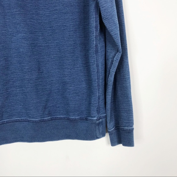 Theory Danen Psh Hoodie Sweatshirt Denim Terry M - Picture 8 of 9